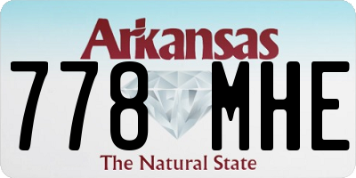 AR license plate 778MHE