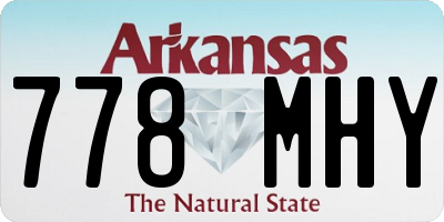 AR license plate 778MHY