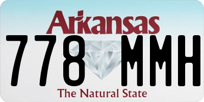AR license plate 778MMH