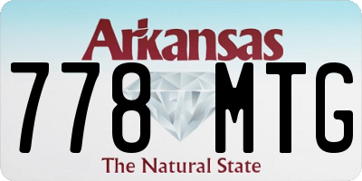 AR license plate 778MTG