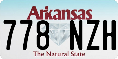 AR license plate 778NZH