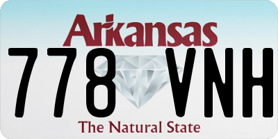 AR license plate 778VNH
