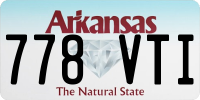 AR license plate 778VTI