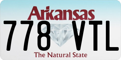 AR license plate 778VTL