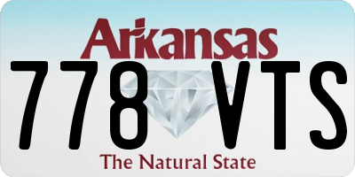 AR license plate 778VTS