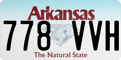 AR license plate 778VVH