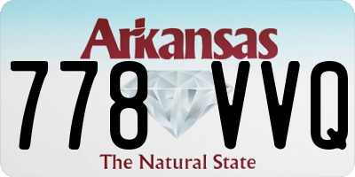 AR license plate 778VVQ