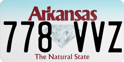 AR license plate 778VVZ