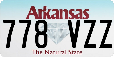 AR license plate 778VZZ