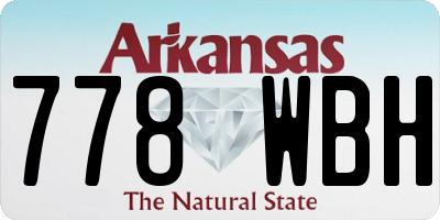 AR license plate 778WBH