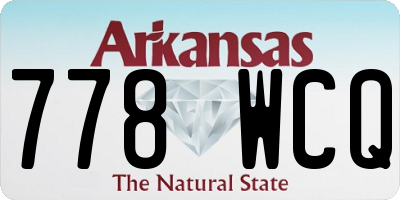 AR license plate 778WCQ