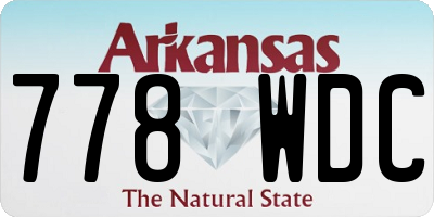 AR license plate 778WDC