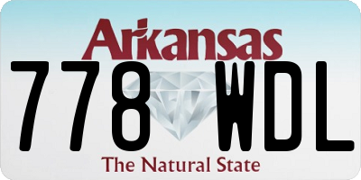 AR license plate 778WDL