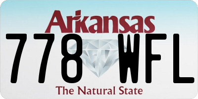 AR license plate 778WFL