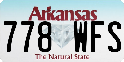 AR license plate 778WFS