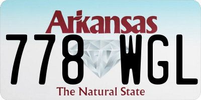 AR license plate 778WGL