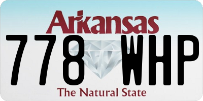 AR license plate 778WHP
