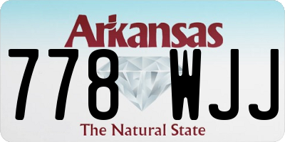 AR license plate 778WJJ