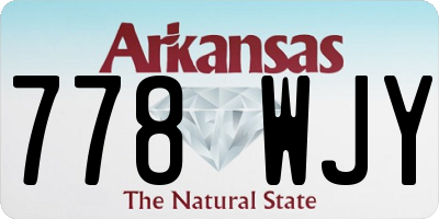 AR license plate 778WJY