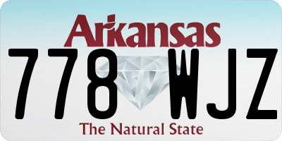 AR license plate 778WJZ