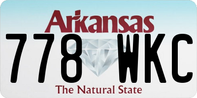 AR license plate 778WKC