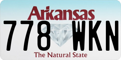 AR license plate 778WKN