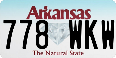 AR license plate 778WKW