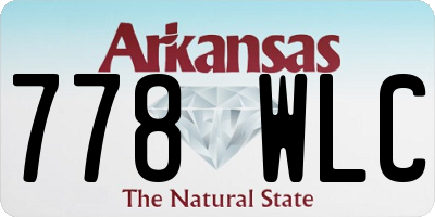 AR license plate 778WLC
