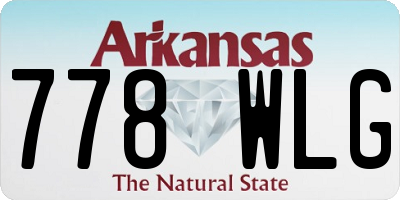 AR license plate 778WLG