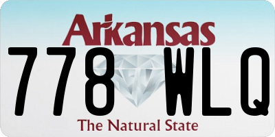 AR license plate 778WLQ