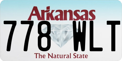 AR license plate 778WLT