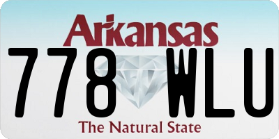 AR license plate 778WLU