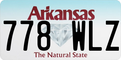 AR license plate 778WLZ