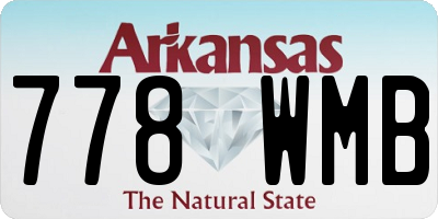AR license plate 778WMB