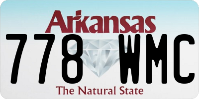 AR license plate 778WMC