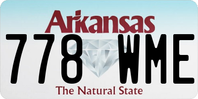 AR license plate 778WME