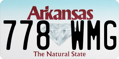 AR license plate 778WMG