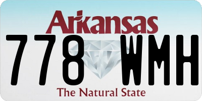 AR license plate 778WMH