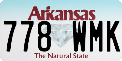 AR license plate 778WMK