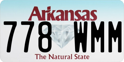 AR license plate 778WMM
