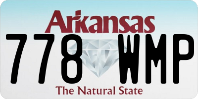 AR license plate 778WMP