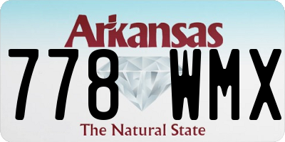 AR license plate 778WMX