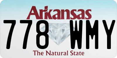 AR license plate 778WMY