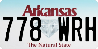 AR license plate 778WRH