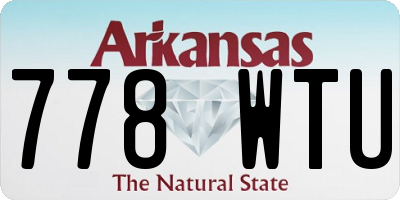 AR license plate 778WTU