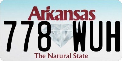 AR license plate 778WUH