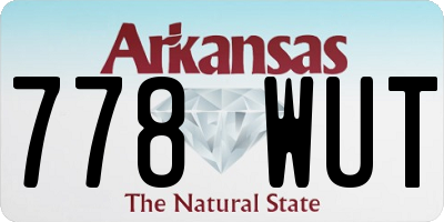 AR license plate 778WUT