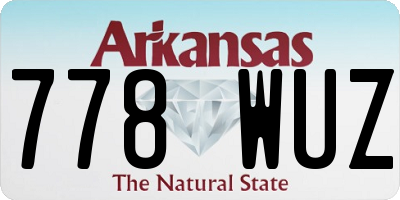 AR license plate 778WUZ