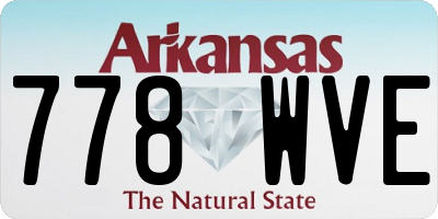AR license plate 778WVE
