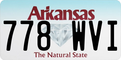 AR license plate 778WVI